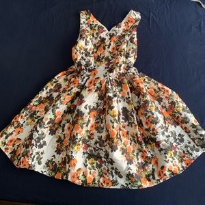 Hannah sleeveless  floral gown